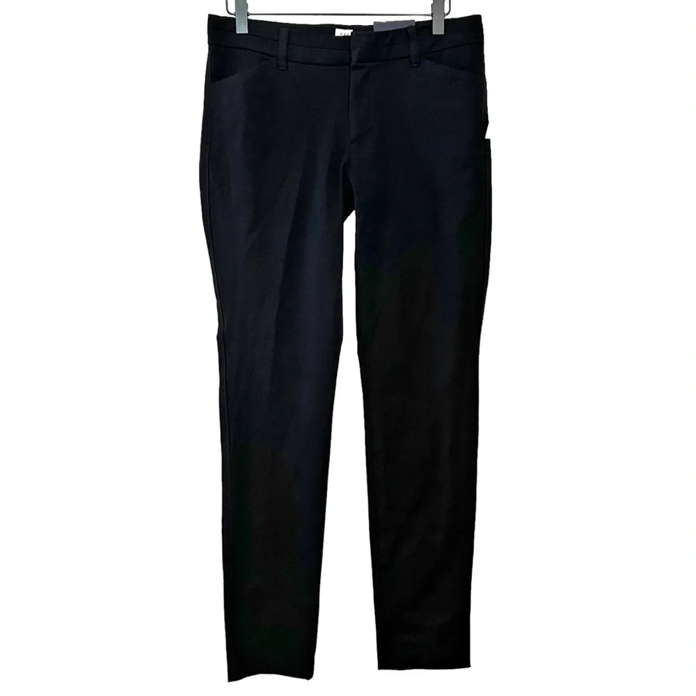 NEW GAP Slim City Bi-Stretch Cropped Dress Pant Women’s SZ 6 in Black Solid - Picture 2 of 7